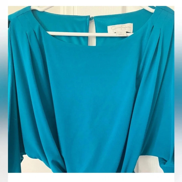 Jessica Simpson Womens Ity Cold-Shoulder Dress with Tie Waist - Picture 6 of 7